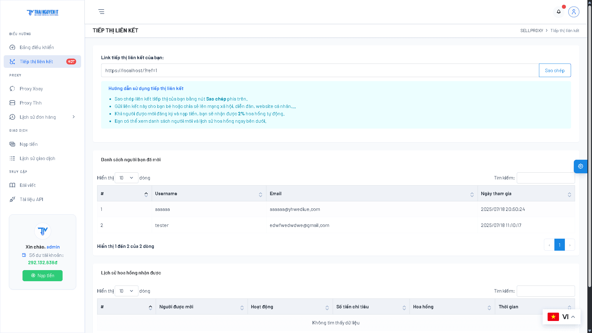 [SELLPROXY] Thiết kế website bán proxy xoay dân cư - Image 3
