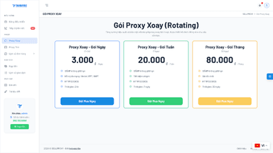 [SELLPROXY] Thiết kế website bán proxy xoay dân cư - Thumbnail 4