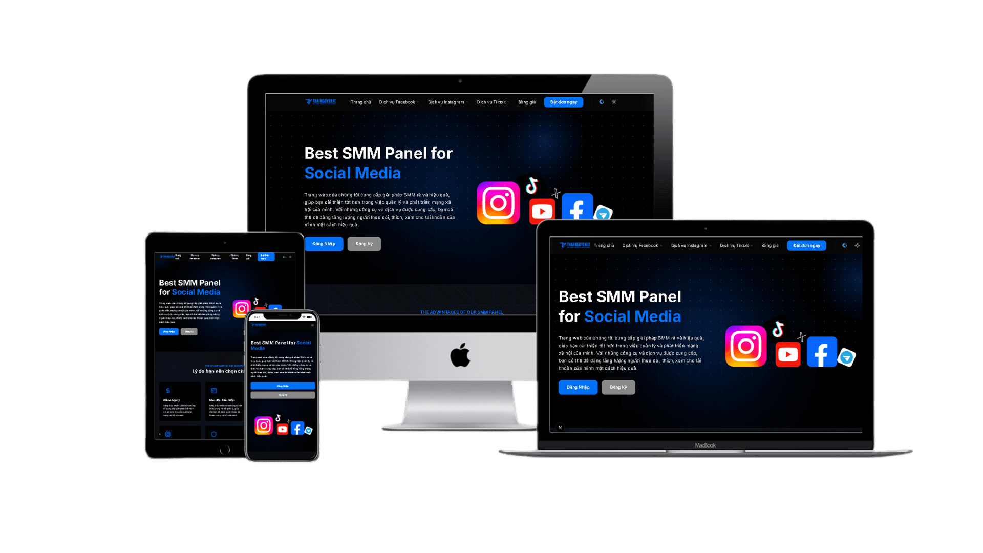 [SMM Panel 2] Tạo website bán tương tác mạng xã hội tự động