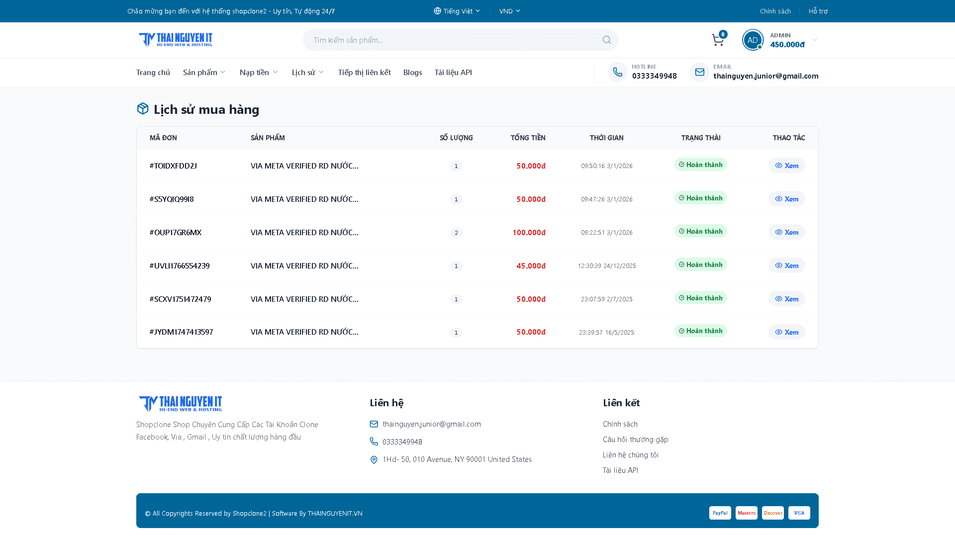 [SHOPCLONE2] Thiết kế website bán nguyên liệu ADS tự động - Image 5