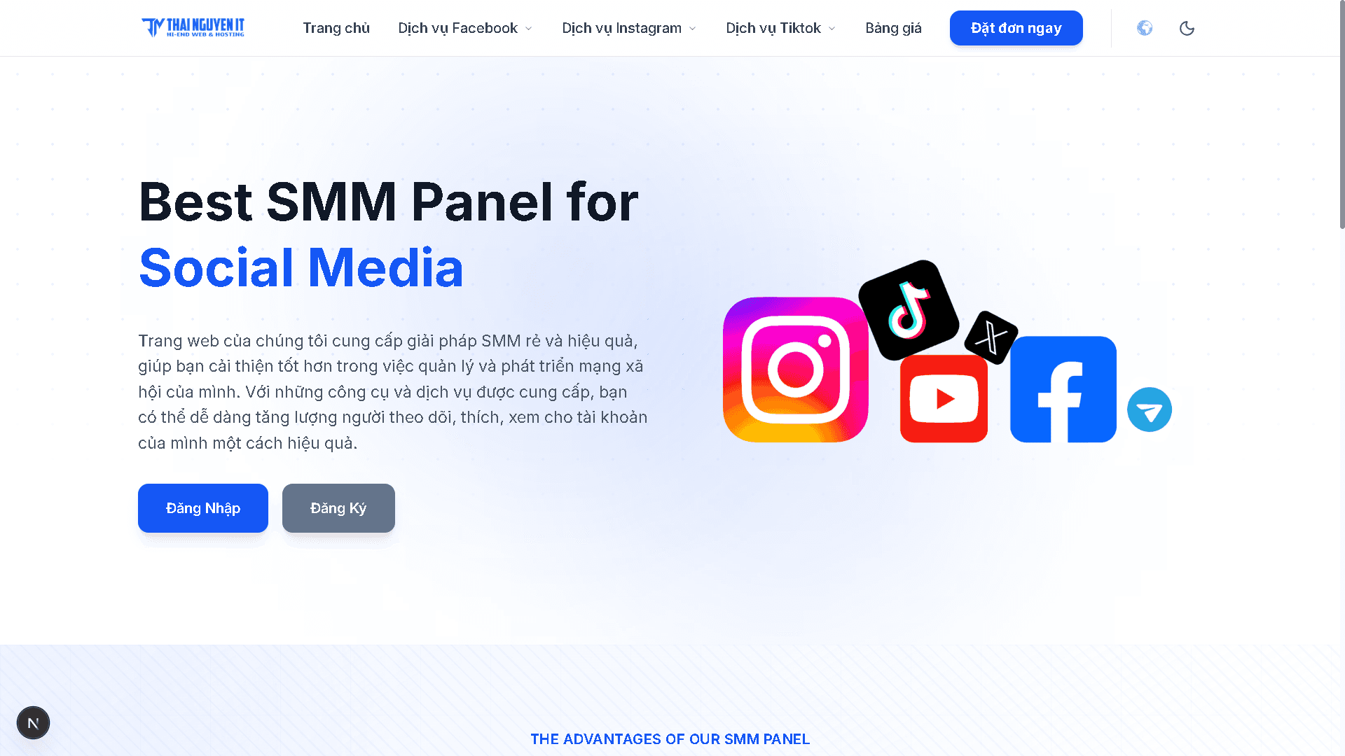[SMM Panel 2] Tạo website bán tương tác mạng xã hội tự động - Image 2